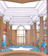 Lights of Liberty, Interior rendering