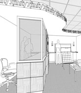 Xfinity Green Room rendering